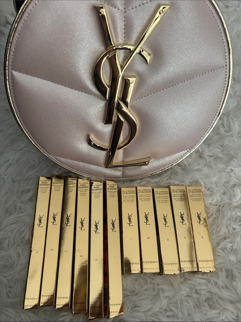 YSL Lovenude Lip Blushers & Kiss Shaper lip liners bundle NEW!